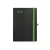 Naptár, tervező, B6, heti, TOPTIMER, "Nero", fekete-zöld